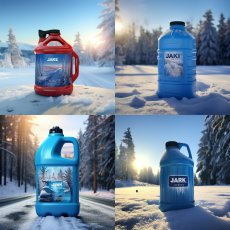 Zimowy płyn do spryskiwaczy samochodowych