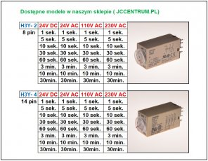Przekaźnik czasowy H3Y-2