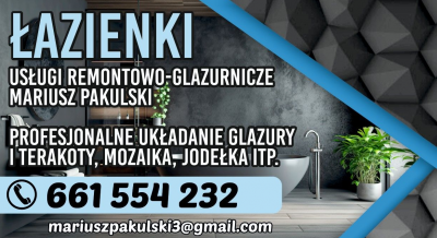 USŁUGI REMONTOWO-GLAZURNICZE Mariusz Pakulski