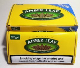 Amber Leaf Hand Rolling Tobacco 5 x 50g Pouches