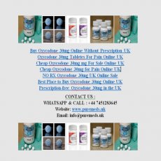 Buy Oxycodone 30mg Online UK -  Shop Online Now UK