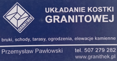 GRANITHEK Pawłowski Przemysław