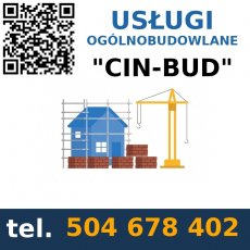 USŁUGI OGÓLNOBUDOWLANE "CIN-BUD'' Marcin Pochylski