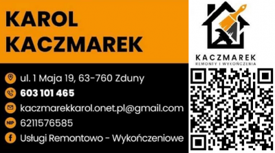 USŁUGI BUDOWLANE Karol Kaczmarek