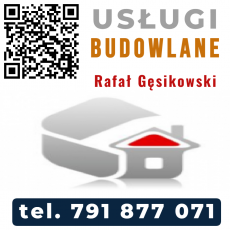 USŁUGI BUDOWLANE Rafał Gęsikowski
